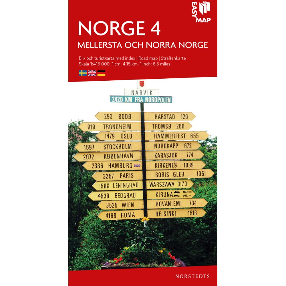 Norge 4. Mellersta och norra Norge EasyMap